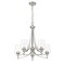 Z-Lite Joliet 5 Light Chandelier, Brushed Nickel & Clear 473-5BN - alternate 5